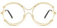 Round Gold Frame