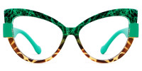 Cateye Green Frame