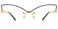 Rimless Black Frame