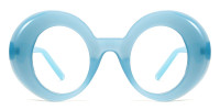 Round Blue Frame