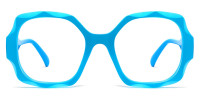 Geometric Blue Frame