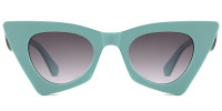 Cateye Green Sunglasses 