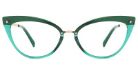 Cateye Green Frame 