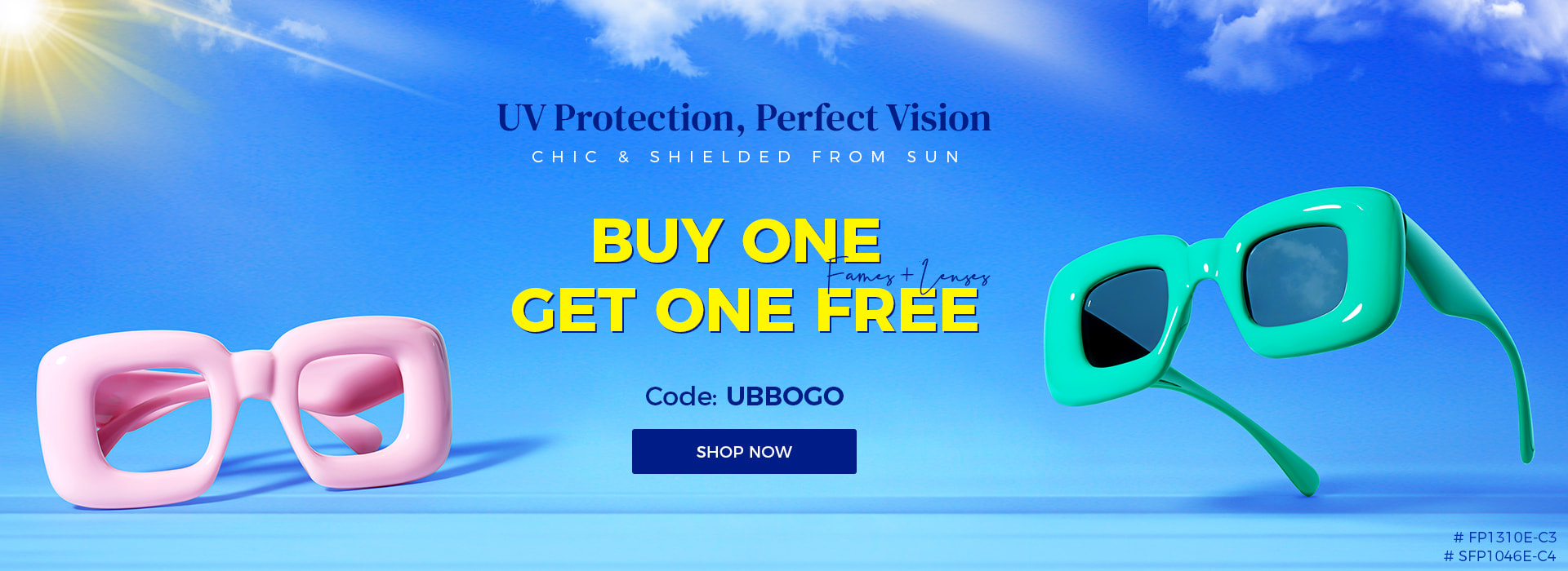 Buy 1 Get 1 Free (Frames + Lenses)
