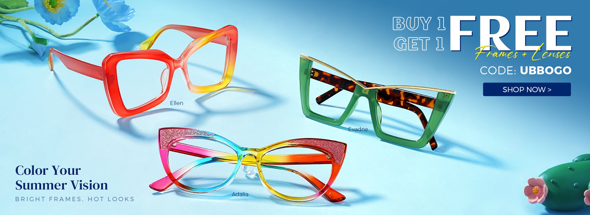 Buy 1 Get 1 Free (Frames + Lenses)
